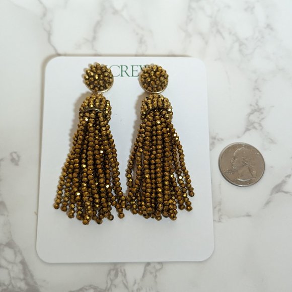 J.Crew Faceted Tassel Earrings - Picture 5 of 6